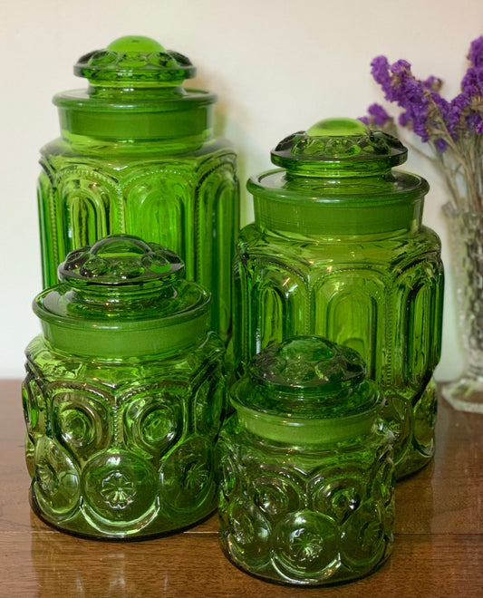 Moon & Stars green canisters (OTTV 2806) priced individually