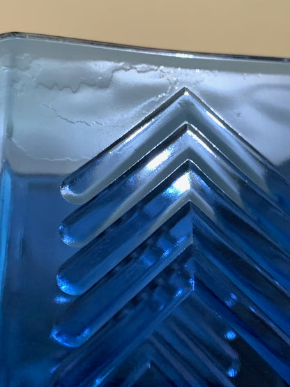 Blue Chevron Milk Pitcher (2819)