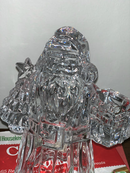 Vintage Lead Crystal Santa Candle Holder (OTTV 2855)