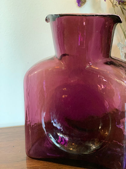 Amethyst Double Spout pitcher (OTTV 2833) GLOWS