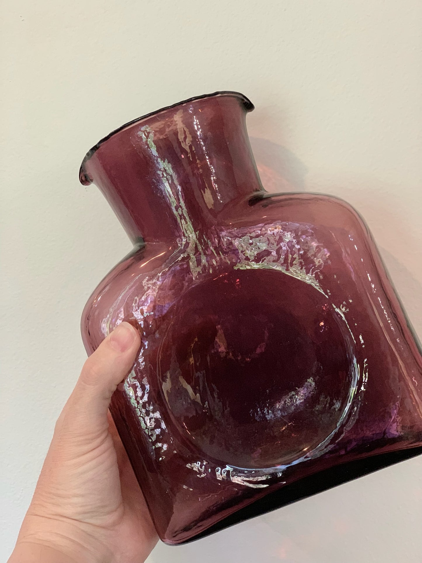 Amethyst Double Spout pitcher (OTTV 2833) GLOWS