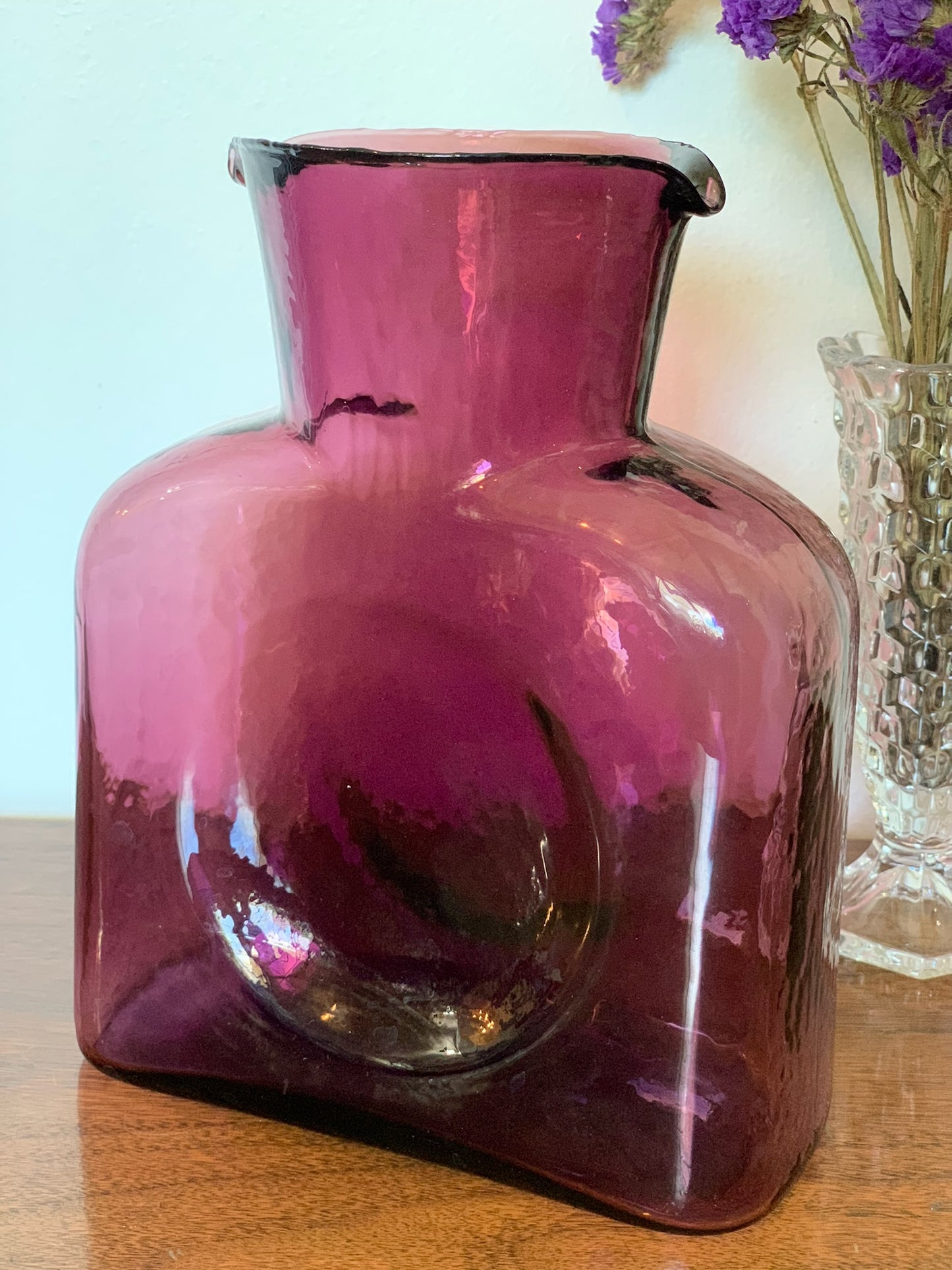 Amethyst Double Spout pitcher (OTTV 2833) GLOWS