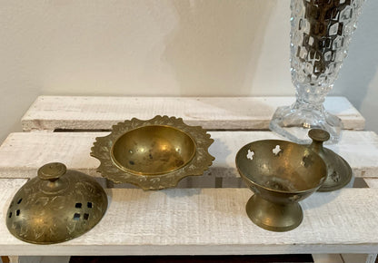 Mini Brass incense burners (OTTV 2878)
