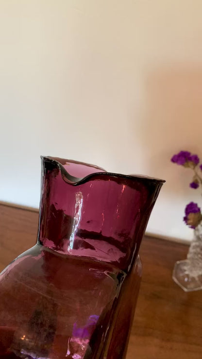 Amethyst Double Spout pitcher (OTTV 2833) GLOWS